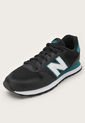 Tenis Lifestyle Negro-Verde-Blanco New Balance 500 v2 de New Balance