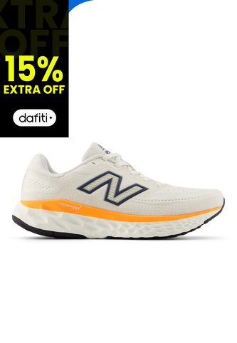 Tenis New Balance Fresh Foam X Evoz V4 Mujer-Blanco/Naranja New Balance