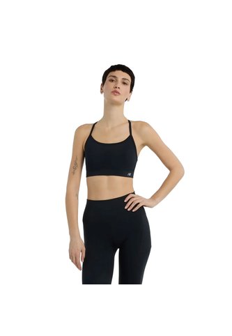 Top Deportivo New Balance Original Ess Yoga Negro Para Mujer New Balance