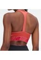 Top New Balance Crop Pace Bra 3 Naranja Mujer de New Balance