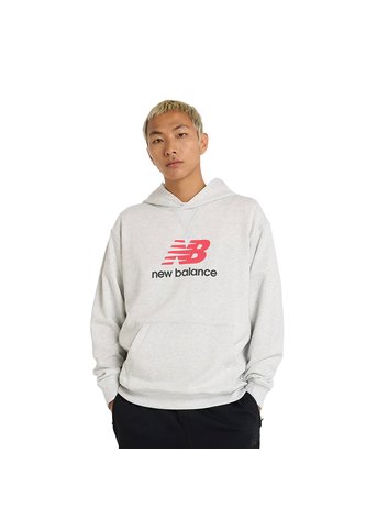 Hoodie New Balance Originales French Terry Gris Para Hombre New Balance