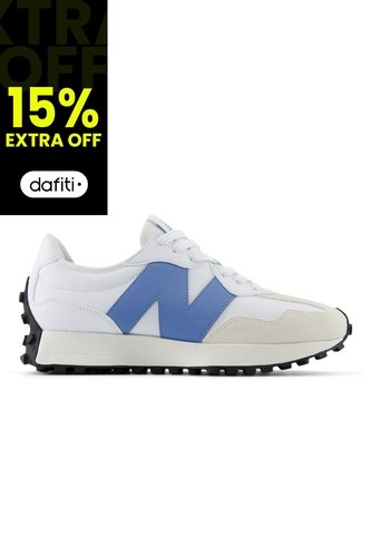 Tenis New Balance 327 Hombre-Blanco/Azul New Balance