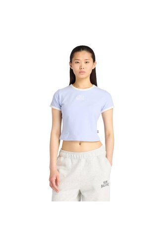 Camisa Deportiva New Balance Originales Trackside Azul Mujer New Balance