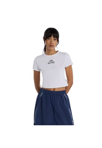 Camisa Deportiva New Balance Original Trackside Blanco Mujer New Balance