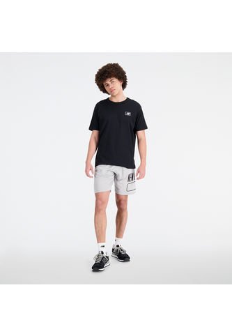 Pantaloneta Marca New Balance Original Tenacity Gris Hombre New Balance