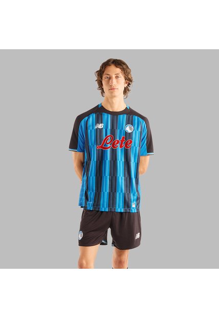 Camiseta New Balance Hombre Local Atalanta BC 26/27 - Azul - Negro - Fútbol | Uso Casual Y Entrenamiento