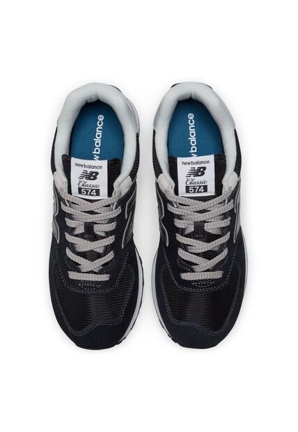 Tenis Deportivos Marca New Balance 574  Negro Para Hombre