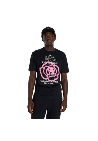 Camisa Deportiva New Balance Originals Graphics Negro Hombre New Balance