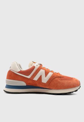 Tenis new balance 574 Naranja