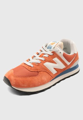 Tenis new balance 574 Naranja