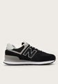 Tenis Lifestyle Negro-Blanco-Taupé New Balance 574 de New Balance