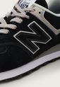 Tenis Lifestyle Negro-Blanco-Taupé New Balance 574 de New Balance