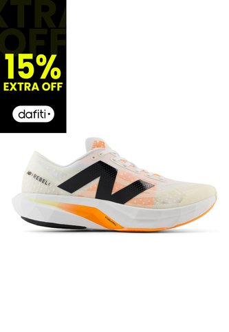 Tenis New Balance Rebel Hombre-Blanco/Naranja New Balance