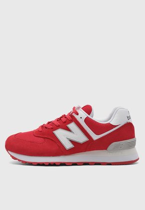 Tenis new balance 574 Rojo