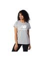 Camiseta New Balance Essentials Stacked Para Mujer-Gris de New Balance