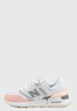 Tenis Lifestyle Gris-Blanco-Rosa New Balance 997H de New Balance
