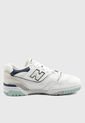 Tenis Lifestyle Marfil-Azul-Verde Menta New Balance 550 de New Balance