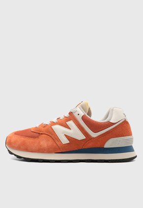 Tenis new balance 574 Naranja
