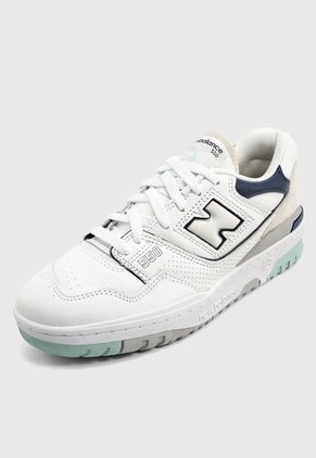 Tenis Lifestyle Marfil-Azul-Verde Menta New Balance 550