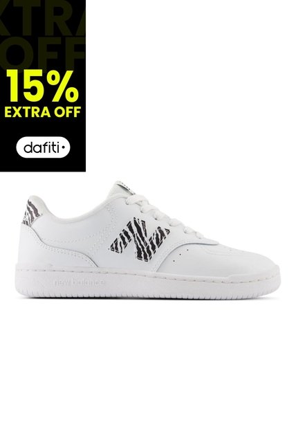 Tenis New Balance Bb80 Mujer-Blanco/Negro