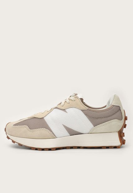Tenis Lifestyle Beige-Caqui-Blanco New Balance 327