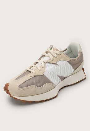 Tenis Lifestyle Beige-Caqui-Blanco New Balance 327