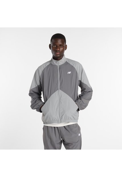 Chaqueta New Balance Originals Sport Legacy Gris Para Hombre