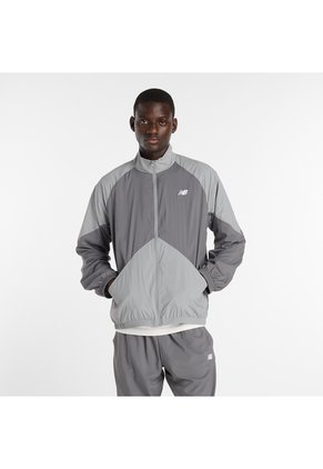 Chaqueta New Balance Originals Sport Legacy Gris Para Hombre