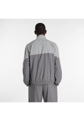 Chaqueta New Balance Originals Sport Legacy Gris Para Hombre