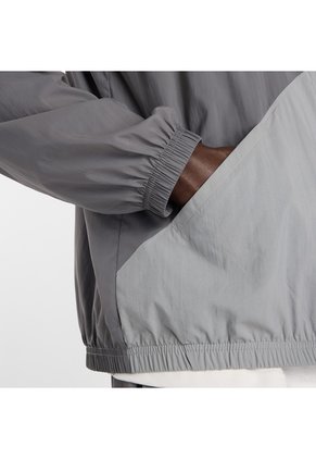 Chaqueta New Balance Originals Sport Legacy Gris Para Hombre