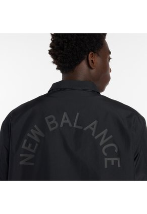 Chaqueta Deportiva New Balance Original Coaches Negro Hombre
