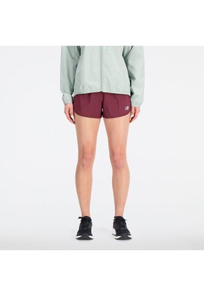 Pantaloneta New Balance Original Accelerate 2.5" Rojo Mujer