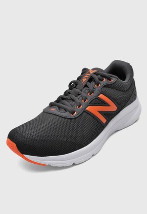 Tenis Running Negro-Naranja new balance 411
