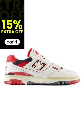 Tenis New Balance 550-Blanco/Rojo New Balance