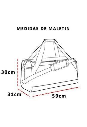 Maletin New Balance Performance Medium Duffel-Negro/Blanco