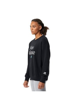 Sueter New Balance Celebrate Fleece Para Mujer-Negro
