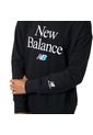 Sueter New Balance Celebrate Fleece Para Mujer-Negro de New Balance