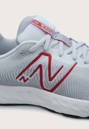 Tenis Running Gris-Rojo-Blanco New Balance 420 v3