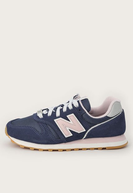 Tenis Lifestyle Azul-Palo Rosa-Blanco New Balance 373