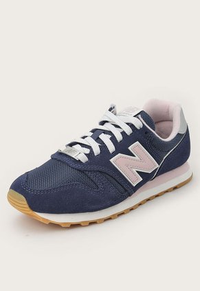 Tenis Lifestyle Azul-Palo Rosa-Blanco New Balance 373