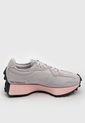 Tenis Lifestyle Gris-Blanco-Rosa New Balance 327 de New Balance