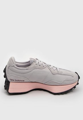 Tenis Lifestyle Gris-Blanco-Rosa New Balance 327