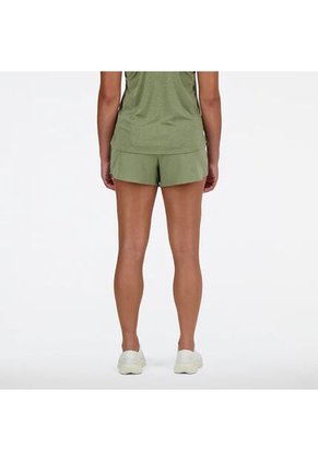 Pantaloneta Marca New Balance Original Better Verde Mujer
