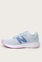 Tenis Running Celeste-Blanco-Violeta New Balance Draft v2 de New Balance