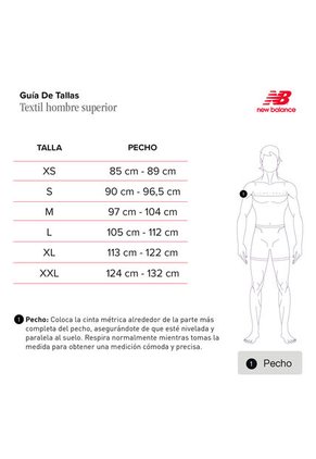 Camisa New Balance Original Vb1-Impact Run Azul Para Hombres