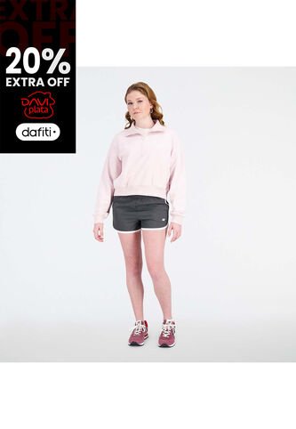 Pantaloneta New Balance Original NB Athletics Negro Mujer New Balance