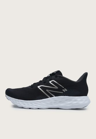 Tenis Running Negro-Plateado-Blanco New Balance 411 v3 New Balance