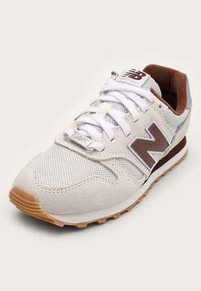 Tenis Lifestyle Gris-Marrón-Blanco New Balance 373