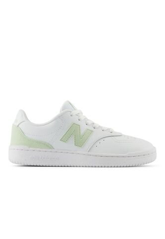 Tenis New Balance Bb80 Mujer-Blanco/Verde New Balance