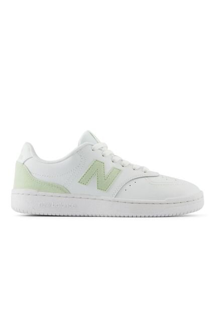 Tenis New Balance Bb80 Mujer-Blanco/Verde